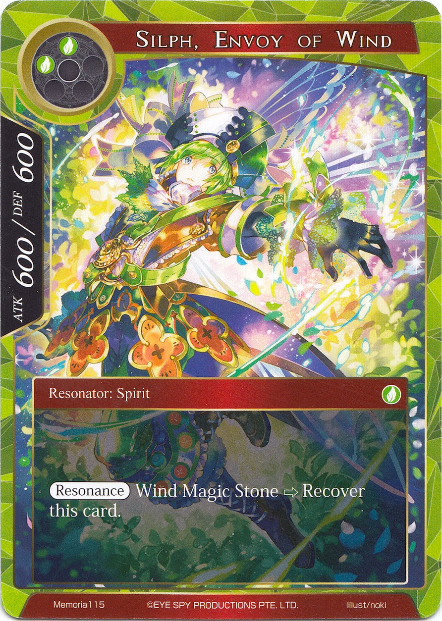Silph, Envoy of Wind (Memoria115) [Alice Origin Memoria Cards] | Jomio and Rueliete's Cards and Comics