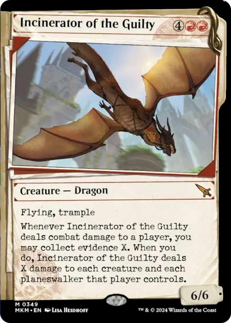 Incinerator of the Guilty (Showcase) [Murders at Karlov Manor] | Jomio and Rueliete's Cards and Comics