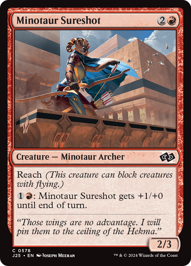 Minotaur Sureshot [Foundations Jumpstart] | Jomio and Rueliete's Cards and Comics