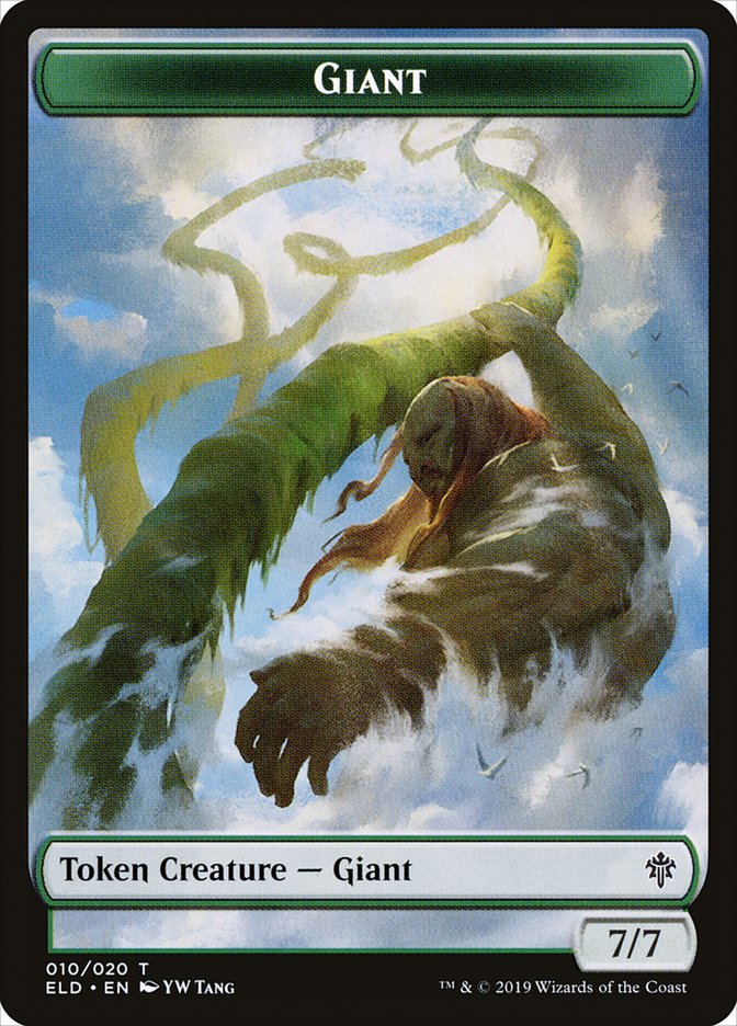 Giant Token [Throne of Eldraine Tokens] | Jomio and Rueliete's Cards and Comics