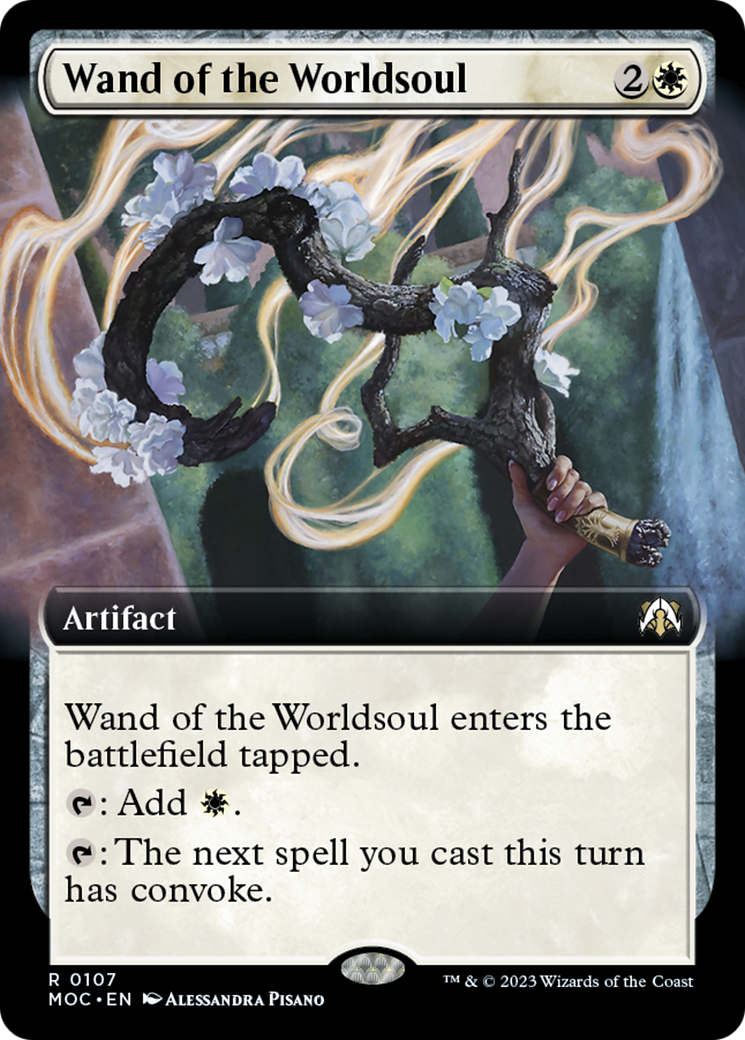 Wand of the Worldsoul (Extended Art) [March of the Machine Commander] | Jomio and Rueliete's Cards and Comics