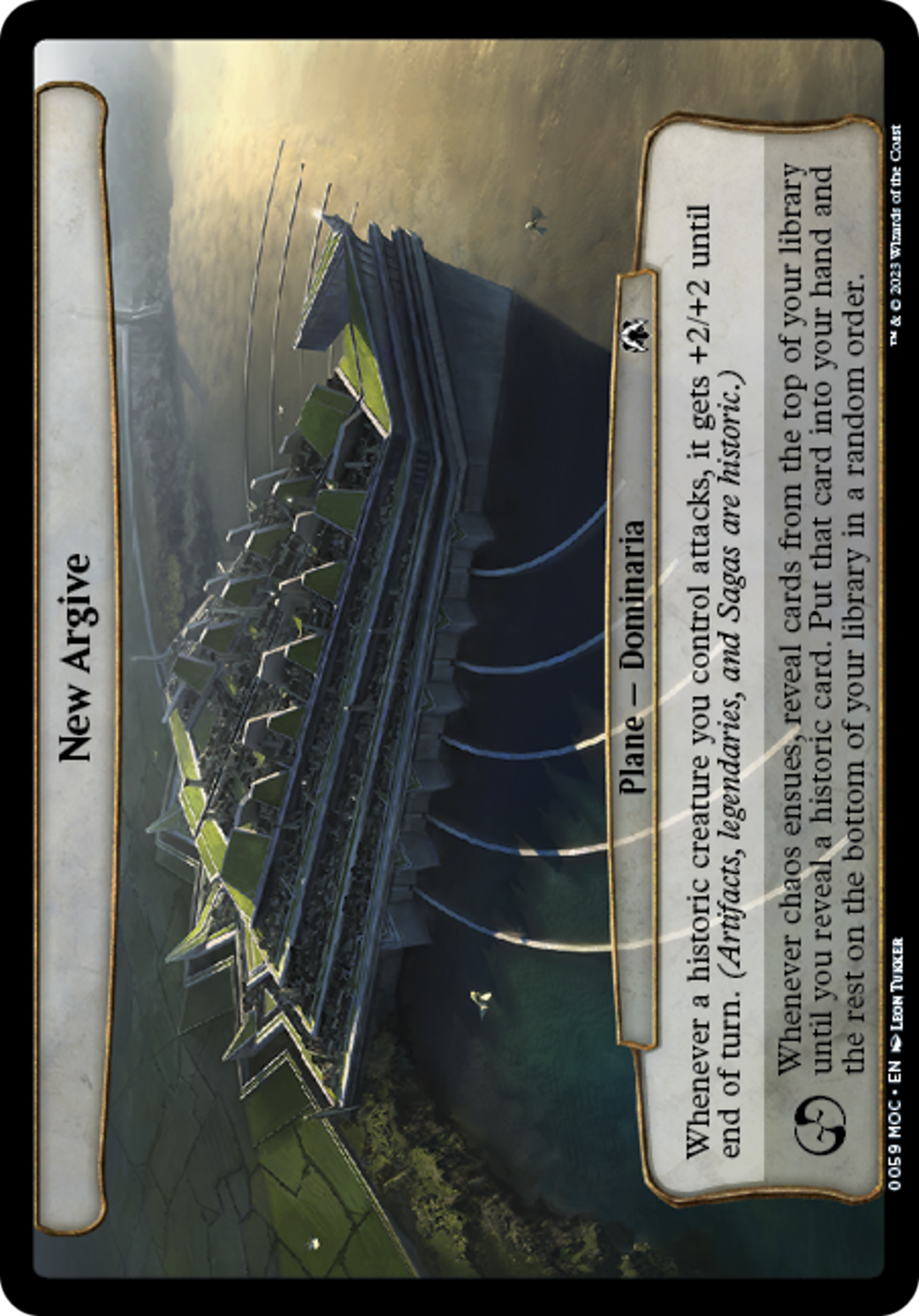 New Argive [March of the Machine Commander] | Jomio and Rueliete's Cards and Comics