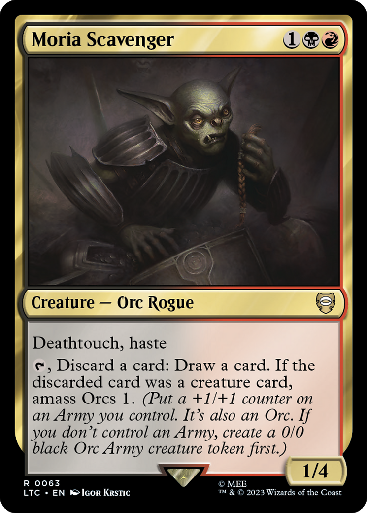 Moria Scavenger [The Lord of the Rings: Tales of Middle-Earth Commander] | Jomio and Rueliete's Cards and Comics