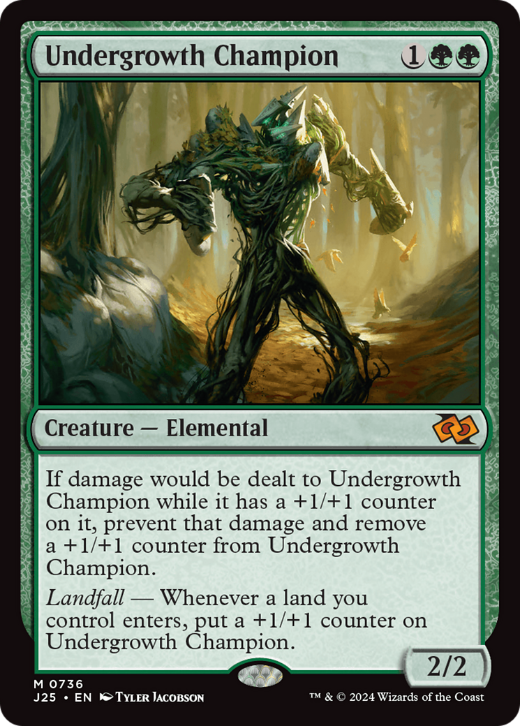 Undergrowth Champion [Foundations Jumpstart] | Jomio and Rueliete's Cards and Comics