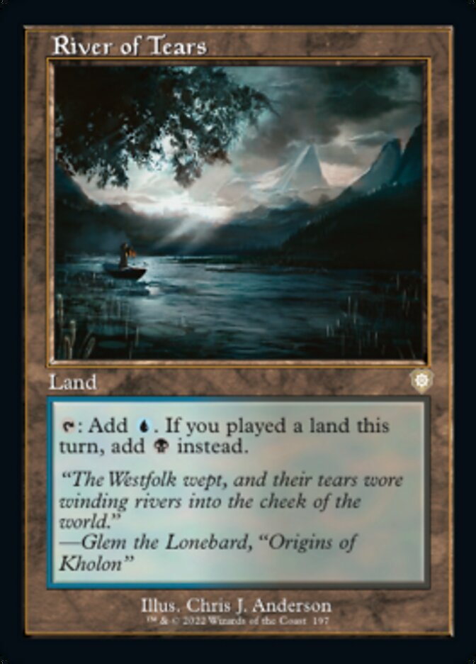 River of Tears (Retro) [The Brothers' War Commander] | Jomio and Rueliete's Cards and Comics