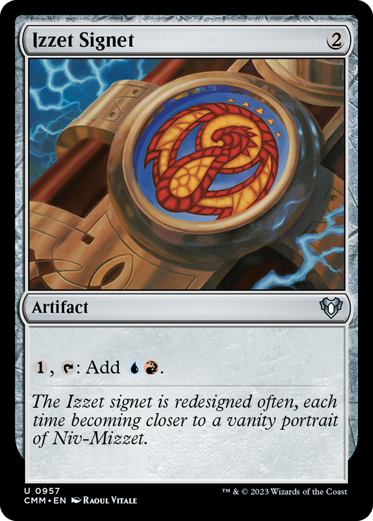Izzet Signet [Commander Masters] | Jomio and Rueliete's Cards and Comics