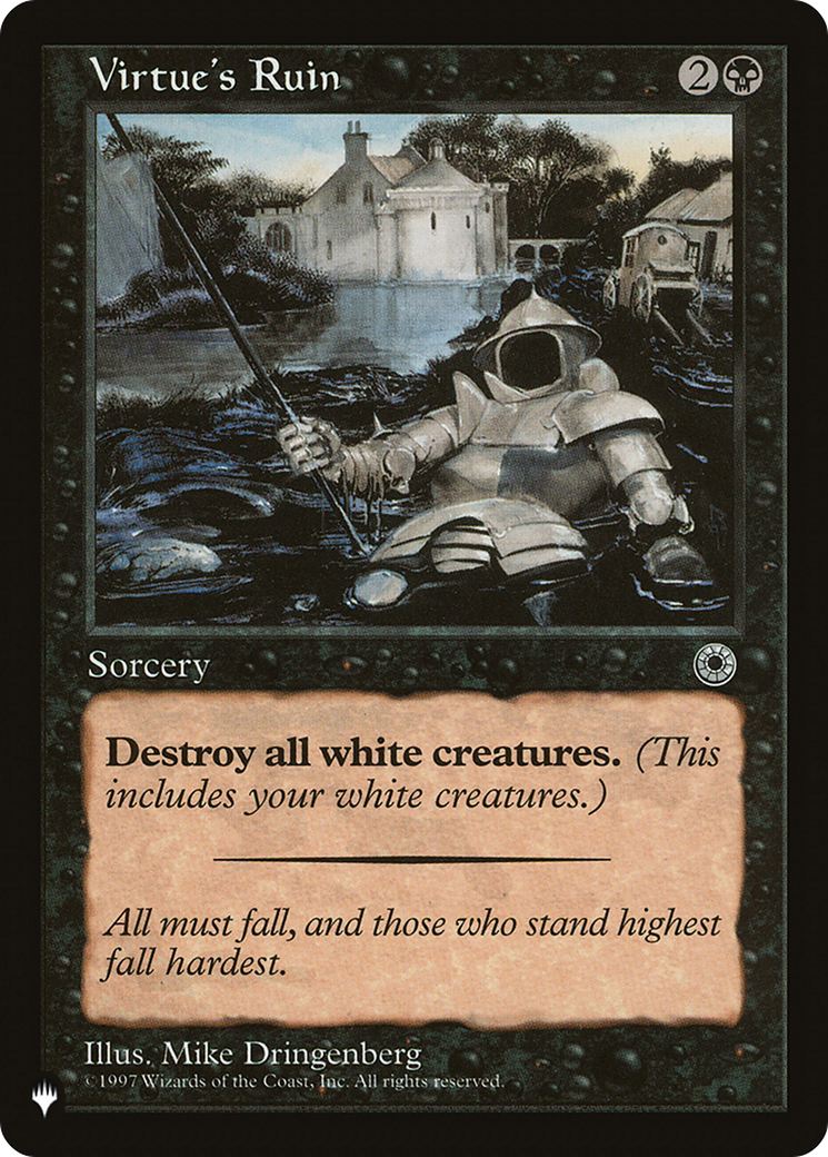 Virtue's Ruin [The List] | Jomio and Rueliete's Cards and Comics