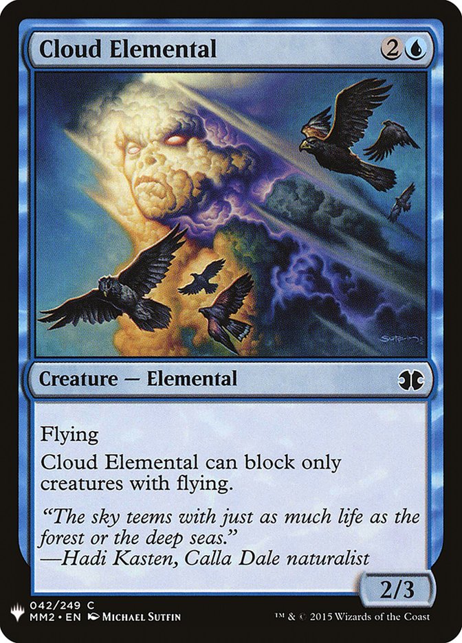 Cloud Elemental [Mystery Booster] | Jomio and Rueliete's Cards and Comics