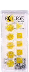 Ultra PRO: 11-Dice Set - Eclipse (Lemon Yellow) | Jomio and Rueliete's Cards and Comics