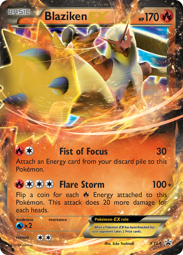 Blaziken EX (XY54) [XY: Black Star Promos] | Jomio and Rueliete's Cards and Comics