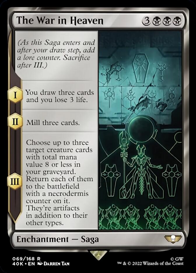 The War in Heaven (Surge Foil) [Warhammer 40,000] | Jomio and Rueliete's Cards and Comics
