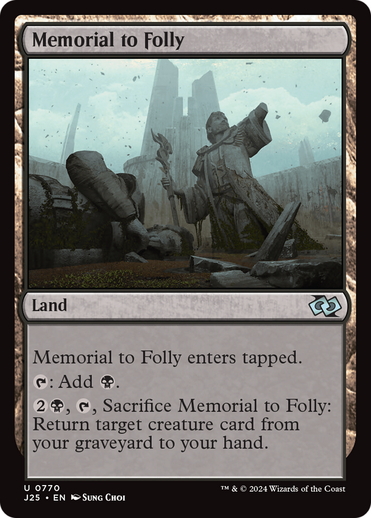 Memorial to Folly [Foundations Jumpstart] | Jomio and Rueliete's Cards and Comics