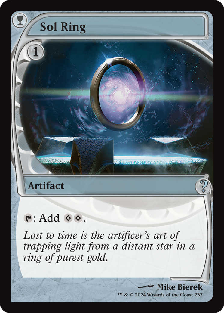 Sol Ring (Future Sight) [Mystery Booster 2] | Jomio and Rueliete's Cards and Comics