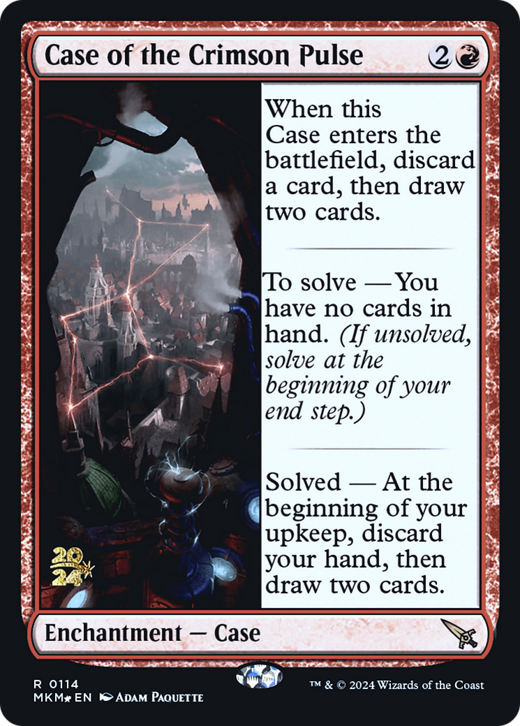 Case of the Crimson Pulse [Murders at Karlov Manor Prerelease Promos] | Jomio and Rueliete's Cards and Comics