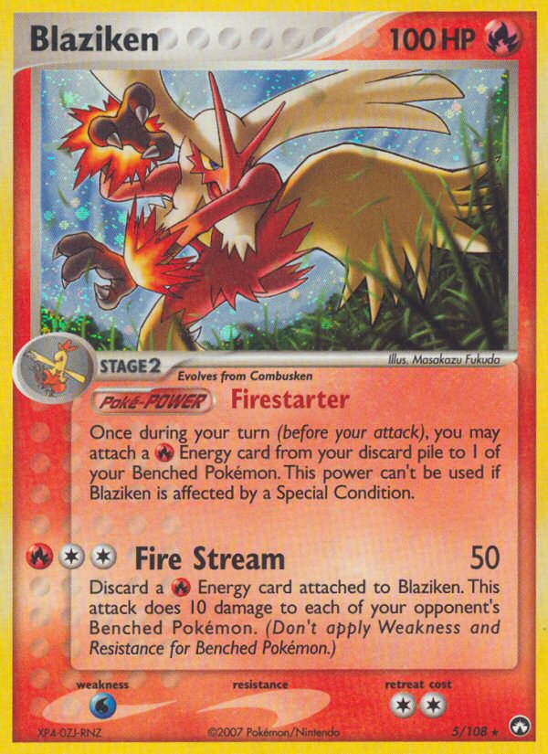 Blaziken (5/108) [EX: Power Keepers] | Jomio and Rueliete's Cards and Comics