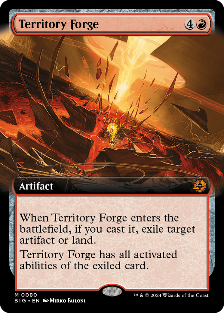 Territory Forge (Extended Art) [Outlaws of Thunder Junction: The Big Score] | Jomio and Rueliete's Cards and Comics
