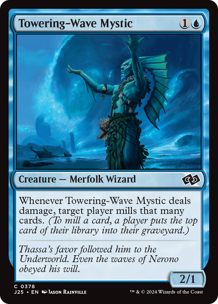 Towering-Wave Mystic [Foundations Jumpstart] | Jomio and Rueliete's Cards and Comics