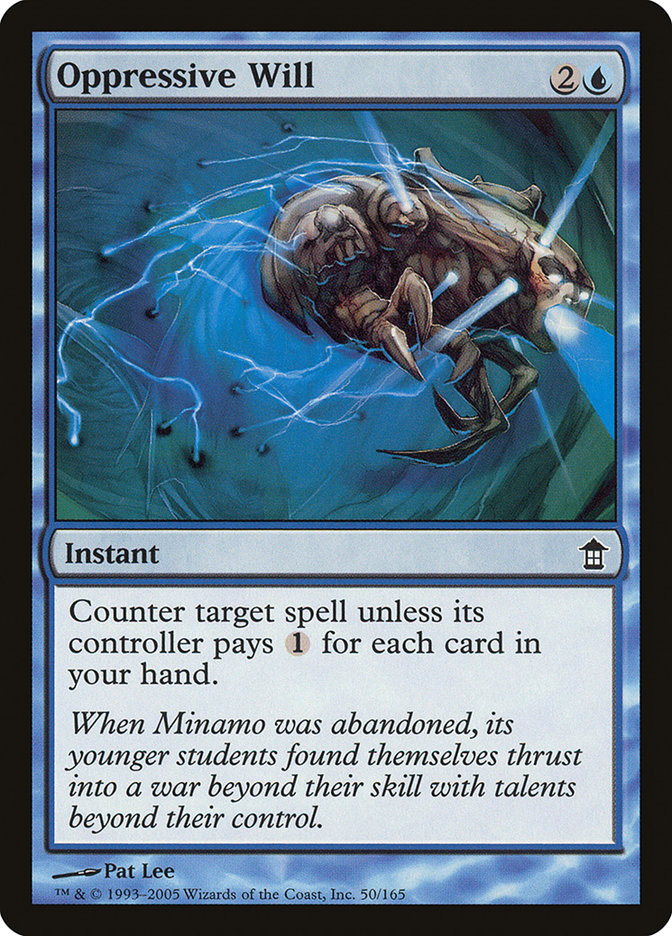 Oppressive Will [Saviors of Kamigawa] | Jomio and Rueliete's Cards and Comics