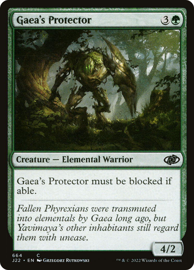 Gaea's Protector [Jumpstart 2022] | Jomio and Rueliete's Cards and Comics