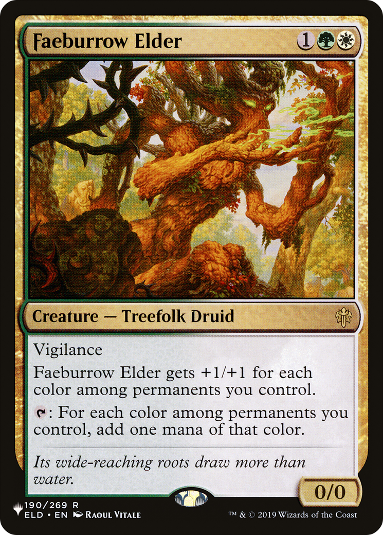 Faeburrow Elder [The List] | Jomio and Rueliete's Cards and Comics