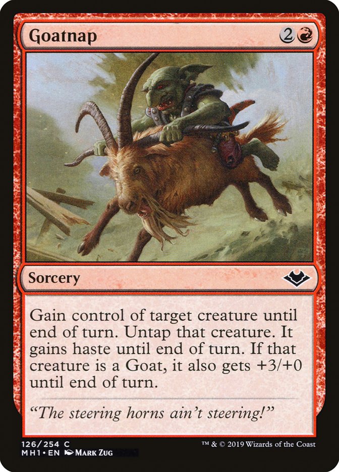 Goatnap [Modern Horizons] | Jomio and Rueliete's Cards and Comics