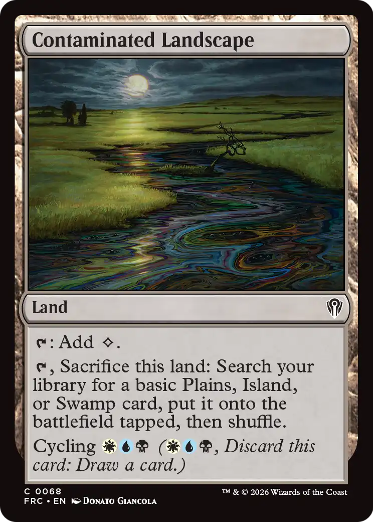 Contaminated Landscape [Reality Fracture Commander] | Jomio and Rueliete's Cards and Comics