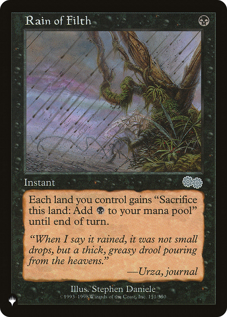 Rain of Filth [The List] | Jomio and Rueliete's Cards and Comics