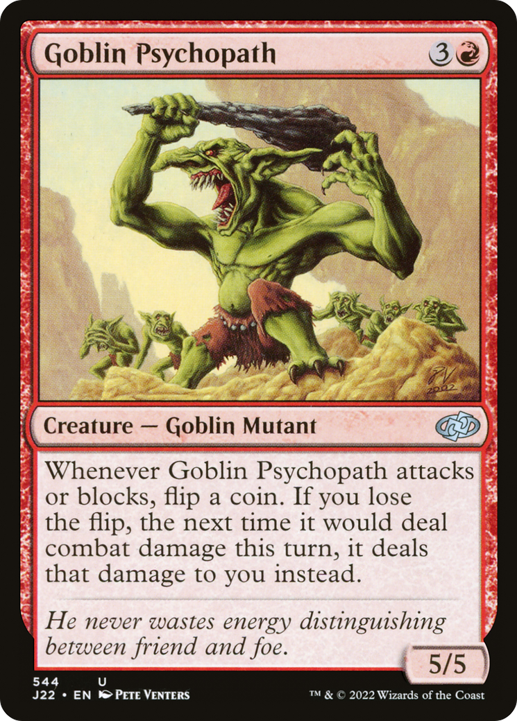 Goblin Psychopath [Jumpstart 2022] | Jomio and Rueliete's Cards and Comics
