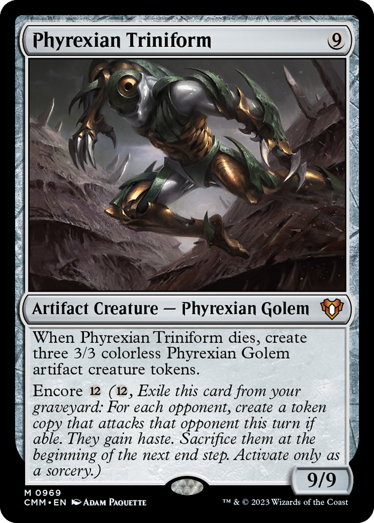 Phyrexian Triniform [Commander Masters] | Jomio and Rueliete's Cards and Comics