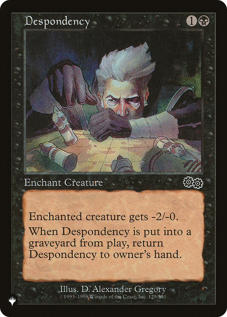 Despondency [The List] | Jomio and Rueliete's Cards and Comics