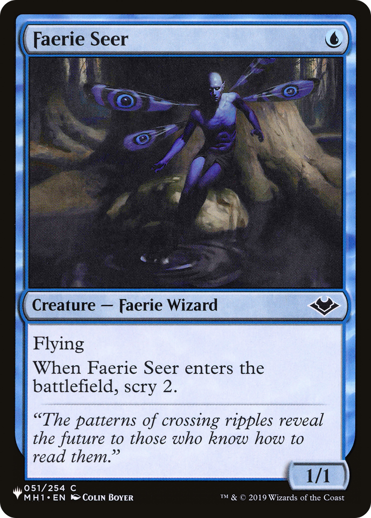 Faerie Seer [The List] | Jomio and Rueliete's Cards and Comics