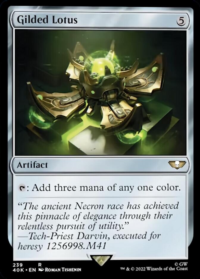 Gilded Lotus [Warhammer 40,000] | Jomio and Rueliete's Cards and Comics