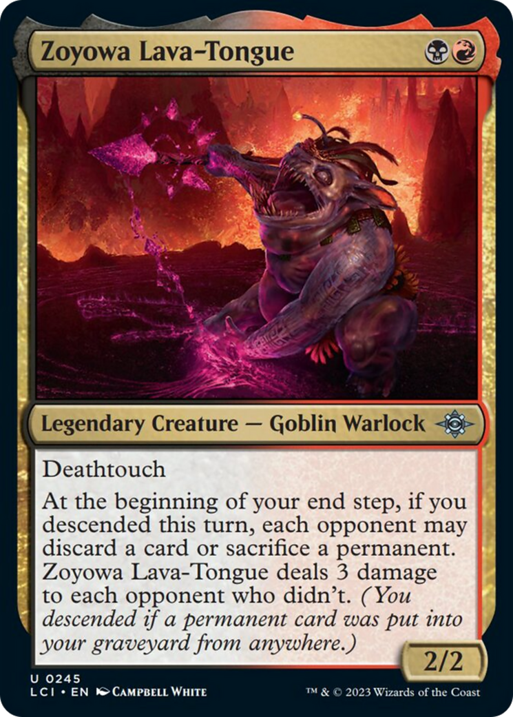 Zoyowa Lava-Tongue [The Lost Caverns of Ixalan] | Jomio and Rueliete's Cards and Comics