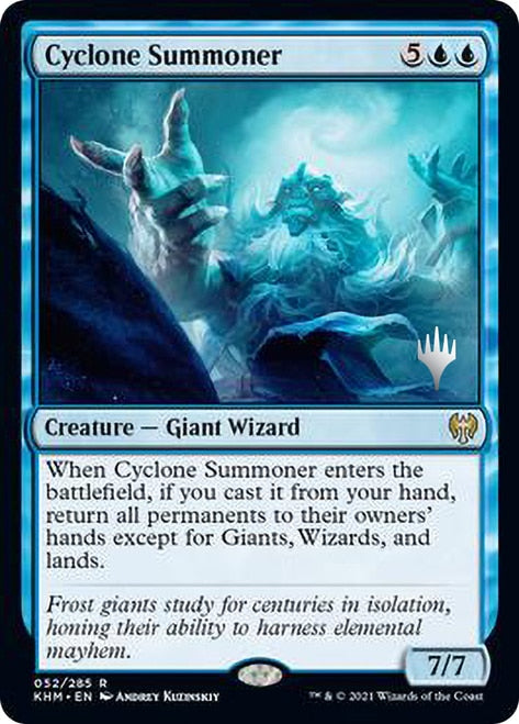 Cyclone Summoner (Promo Pack) [Kaldheim Promos] | Jomio and Rueliete's Cards and Comics