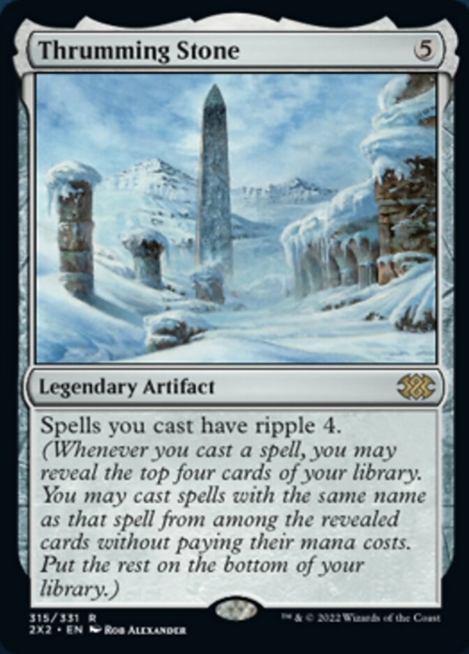 Thrumming Stone [Double Masters 2022] | Jomio and Rueliete's Cards and Comics