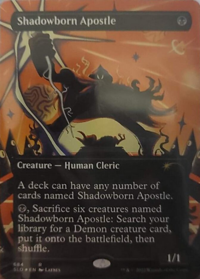 Shadowborn Apostle (Borderless) (684) [Secret Lair Drop Promos] | Jomio and Rueliete's Cards and Comics