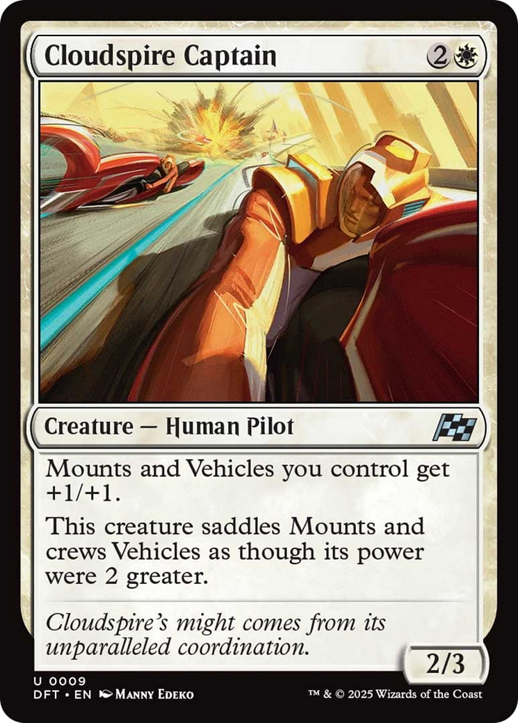Cloudspire Captain [Aetherdrift] | Jomio and Rueliete's Cards and Comics