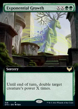 Exponential Growth (Extended Art) [Strixhaven: School of Mages] | Jomio and Rueliete's Cards and Comics