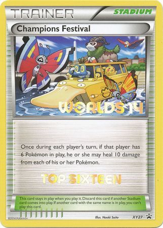 Champions Festival (XY27) (2014 Top Sixteen) [XY: Black Star Promos] | Jomio and Rueliete's Cards and Comics