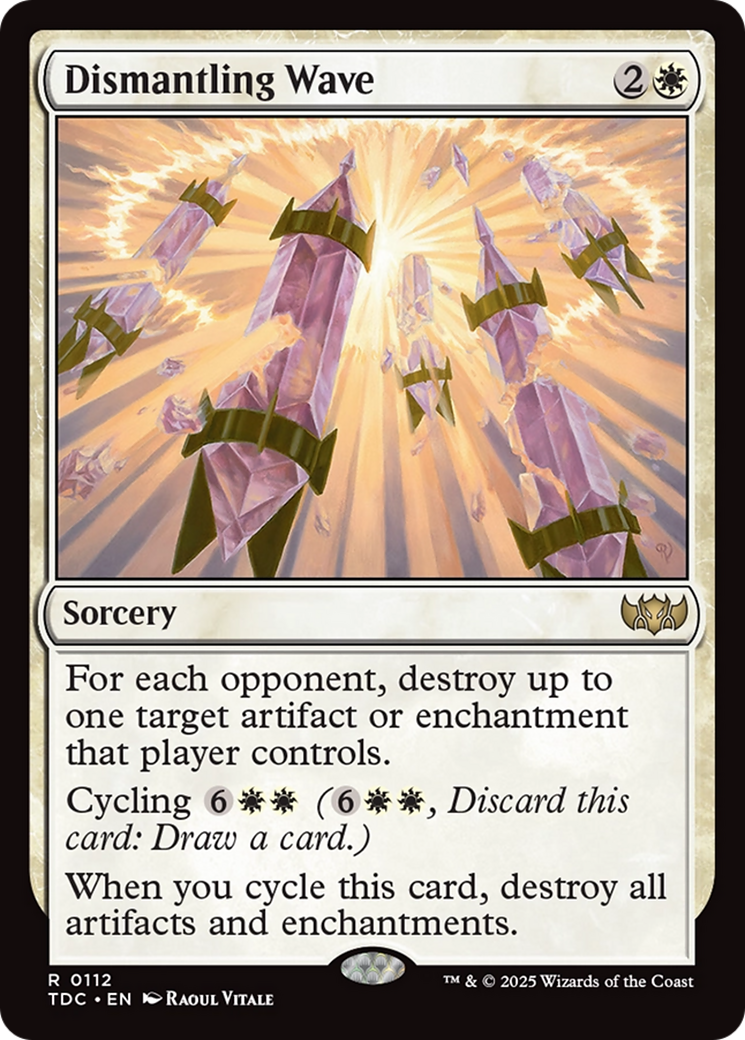 Dismantling Wave [Tarkir: Dragonstorm Commander] | Jomio and Rueliete's Cards and Comics