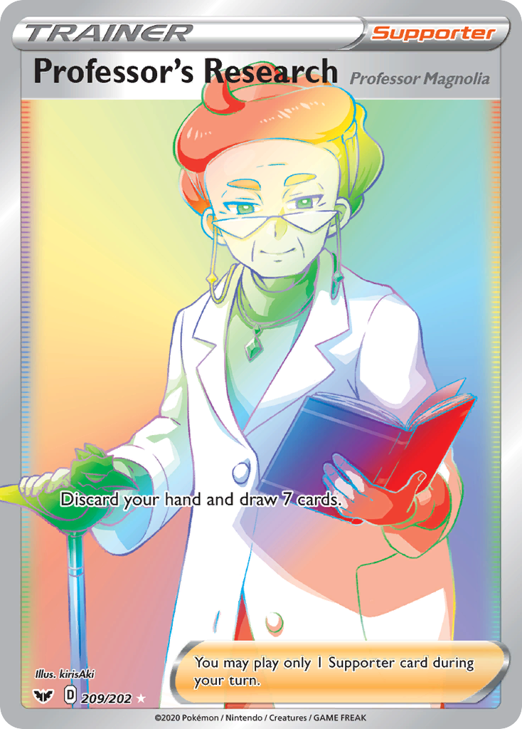 Professor's Research (209/202) [Sword & Shield: Base Set] | Jomio and Rueliete's Cards and Comics
