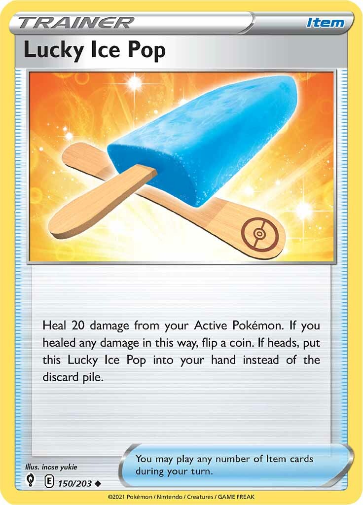 Lucky Ice Pop (150/203) [Sword & Shield: Evolving Skies] | Jomio and Rueliete's Cards and Comics