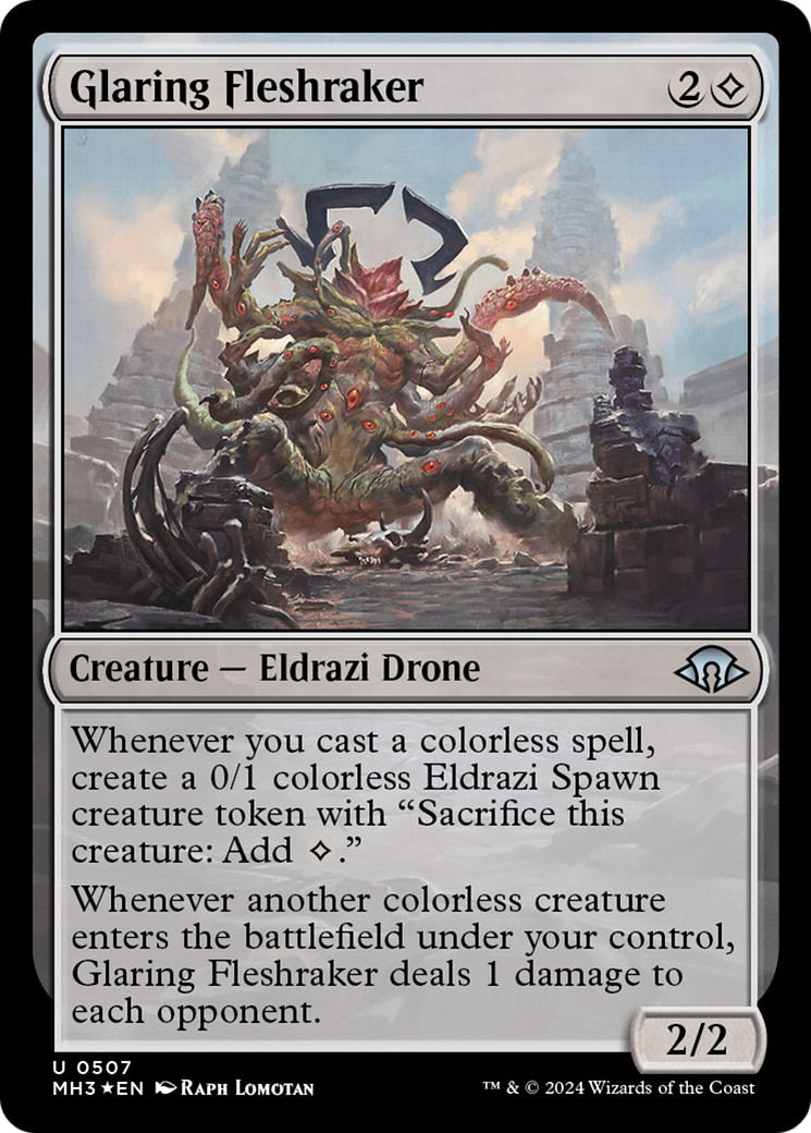 Glaring Fleshraker (Ripple Foil) [Modern Horizons 3] | Jomio and Rueliete's Cards and Comics