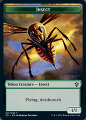 Beast (011) // Insect Double-Sided Token [Commander 2021 Tokens] | Jomio and Rueliete's Cards and Comics