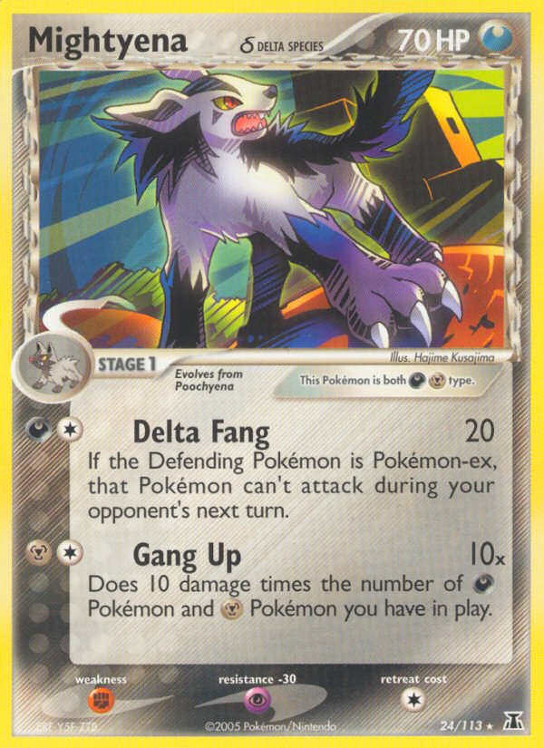 Mightyena (24/113) (Delta Species) [EX: Delta Species] | Jomio and Rueliete's Cards and Comics