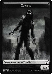 Zombie (010) // Zombie (011) Double-Sided Token [Commander 2019 Tokens] | Jomio and Rueliete's Cards and Comics