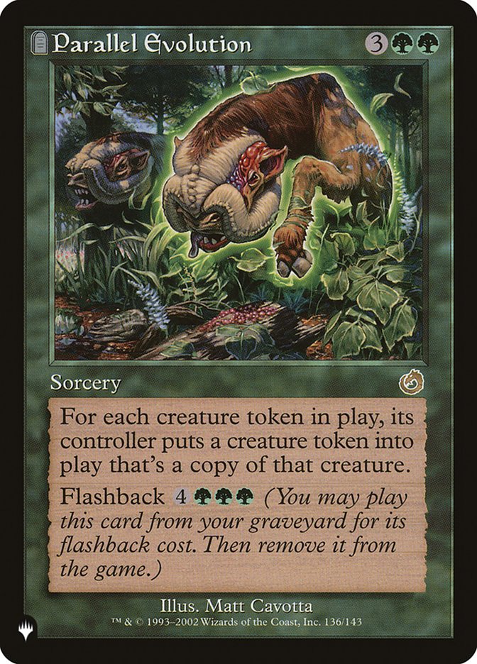 Parallel Evolution [The List] | Jomio and Rueliete's Cards and Comics