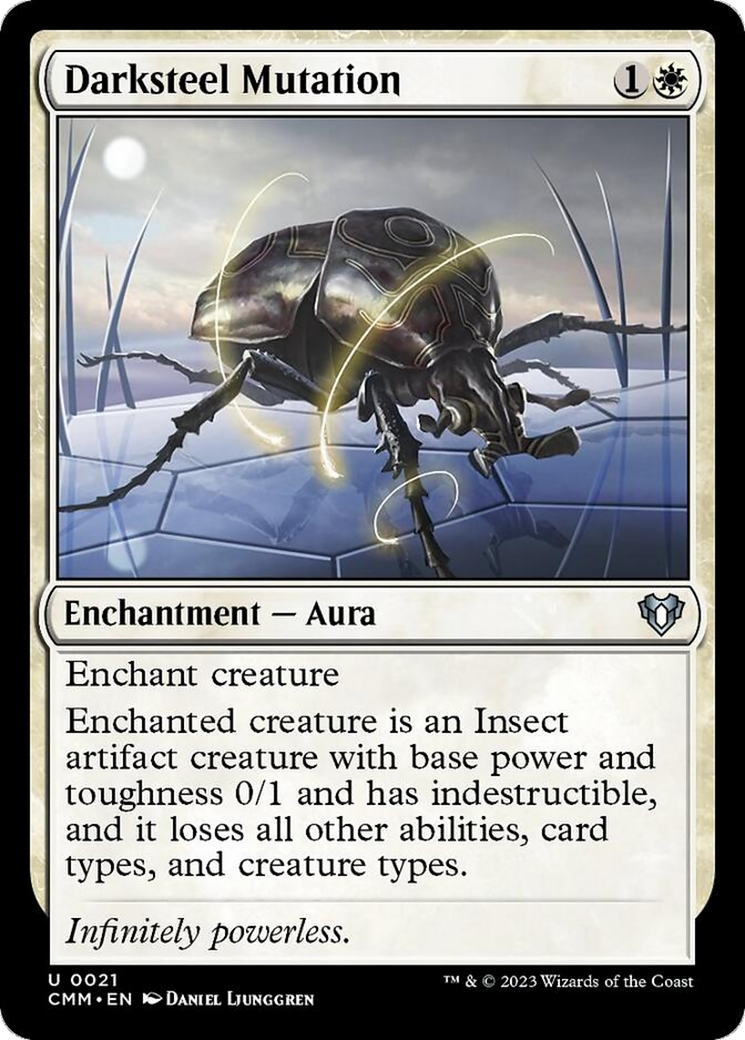 Darksteel Mutation [Commander Masters] | Jomio and Rueliete's Cards and Comics
