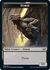 Demon // Germ Double-Sided Token [Double Masters Tokens] | Jomio and Rueliete's Cards and Comics