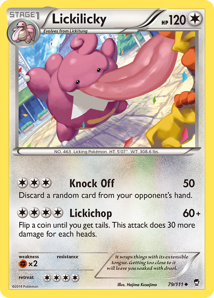Lickilicky (79/111) [XY: Furious Fists] | Jomio and Rueliete's Cards and Comics
